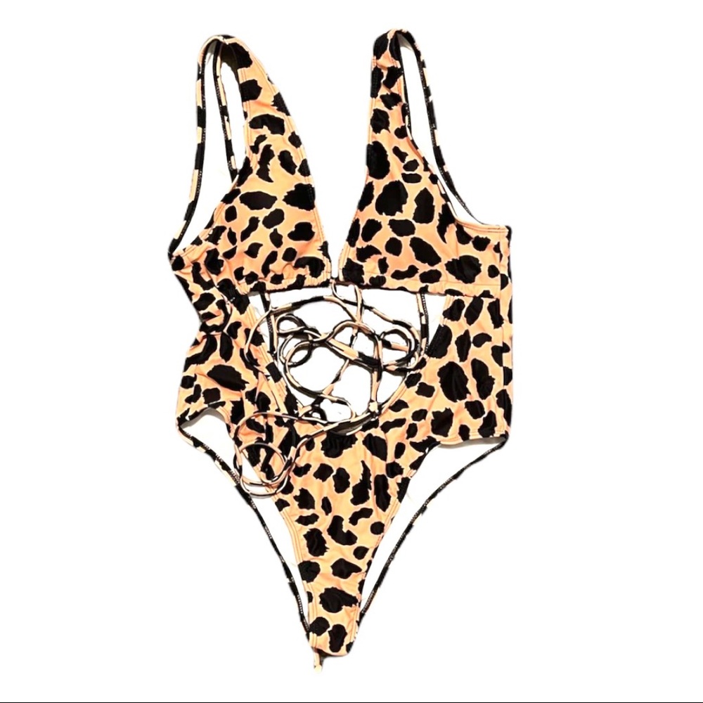 NWT Leopard One Piece Swimsuit